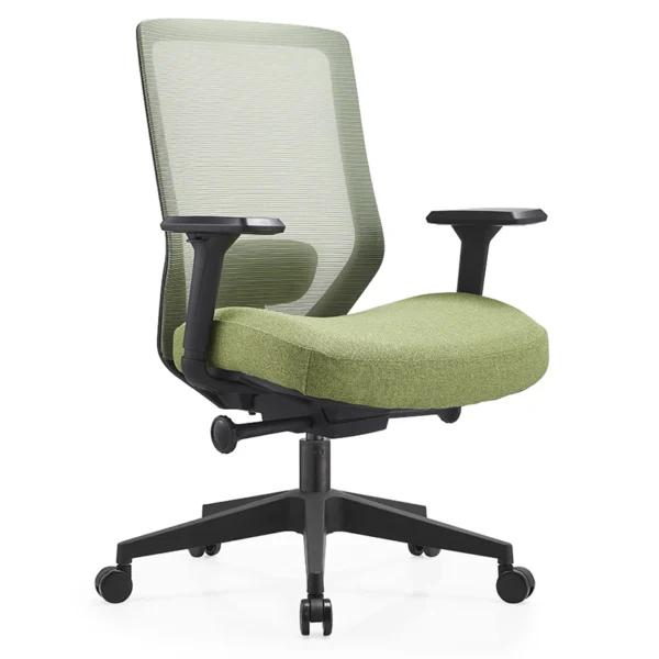 silla operativa venti negro ergonómica soporte lumbar respaldo alto