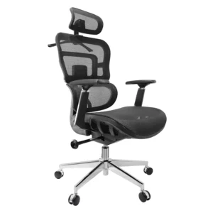 silla ejecutiva mesh respaldo ventilado asiento tapizado negro