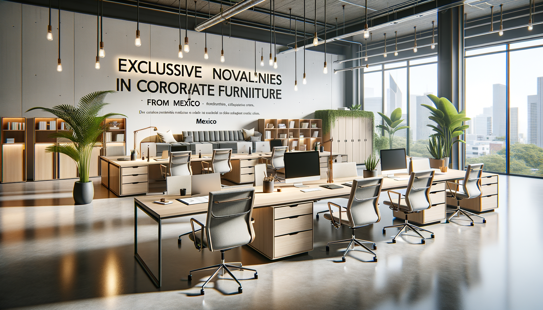 novedades exclusivas en mobiliario corporativo México