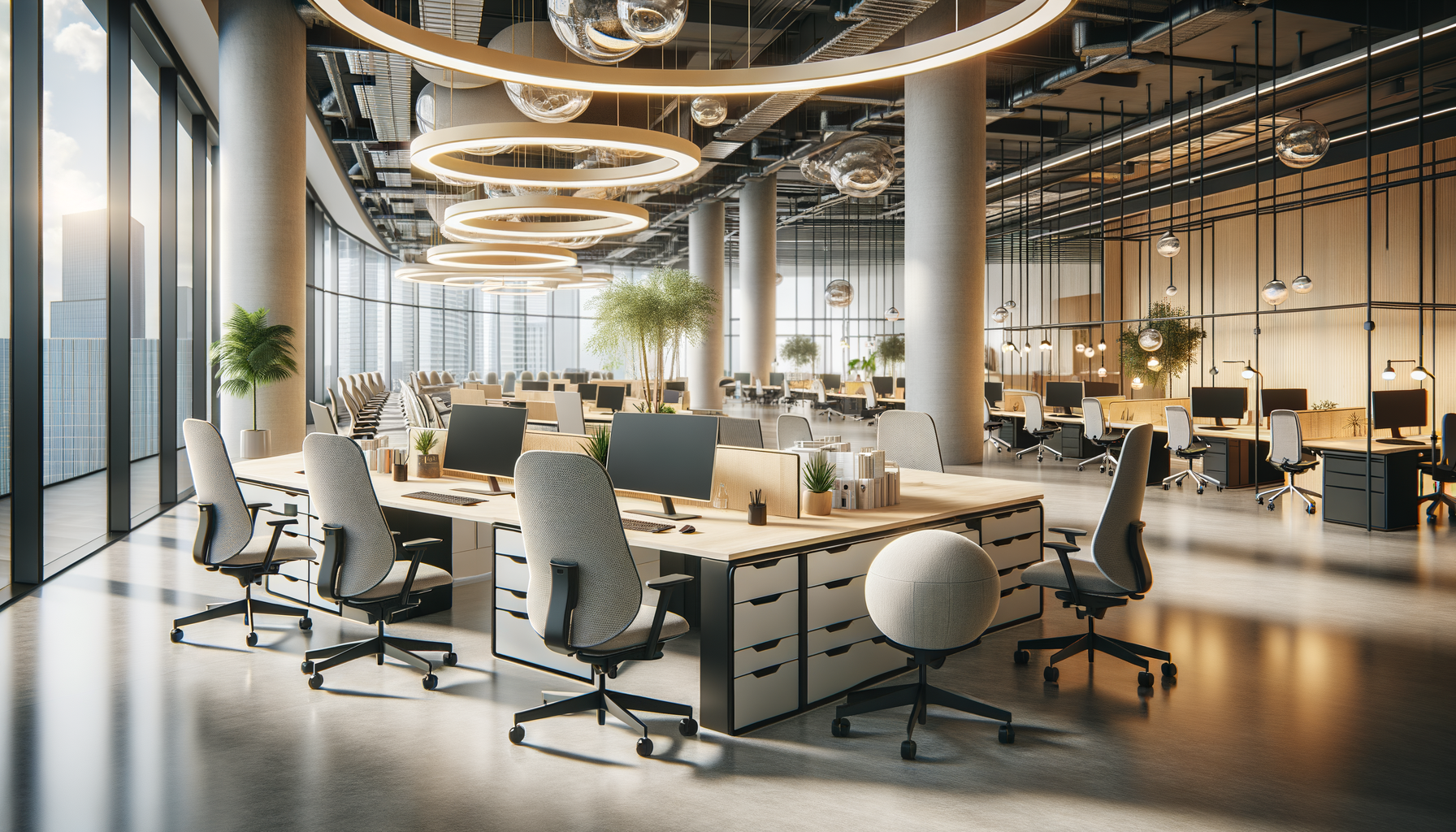 muebles para zonas de trabajo colaborativo en México